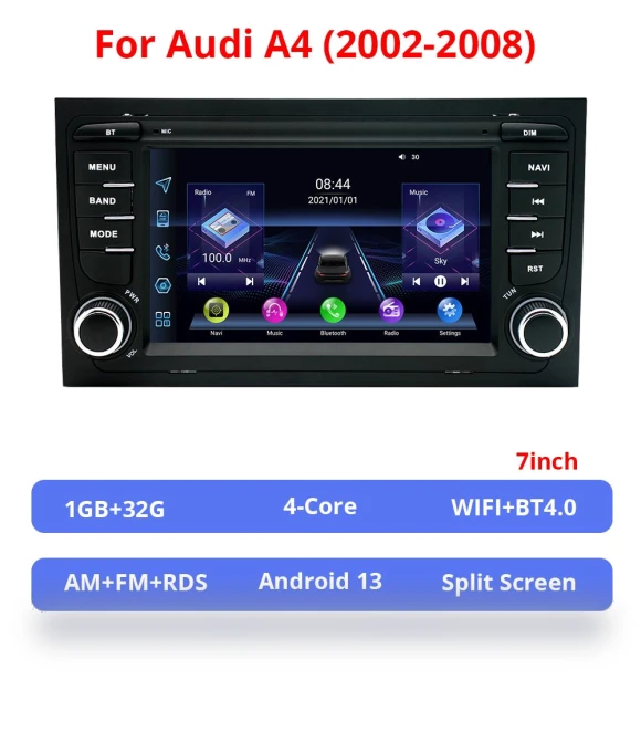 Touch Screen WIFI Car Radio GPS Multimedia Stereo — Navigation & GPS Accessories, NAVIGUIDE Car Life