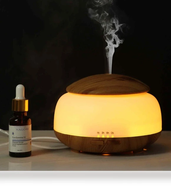 Ultrasonic Aroma Diffuser with Wood Grain — Diffusers, Essager Electronic