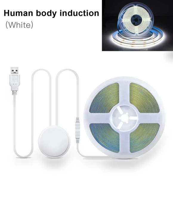 USB COB LED Strip Light with Touch Sensor Dimmer — LED Strips, AIMINGTE Light Accessories