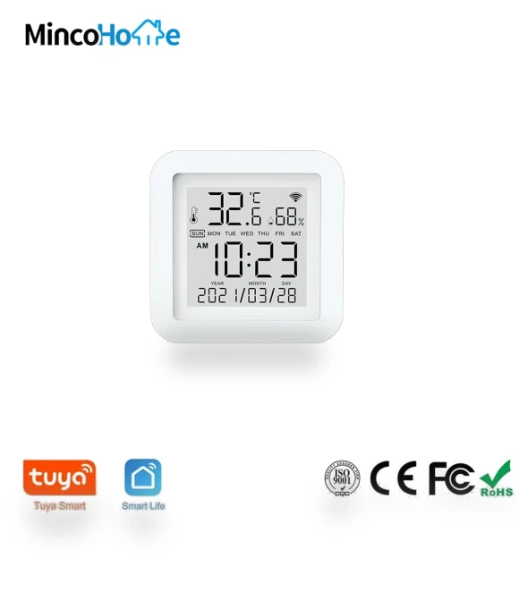 Wi-Fi Temperature and Humidity Sensor — Home Climate Control, Minco Home