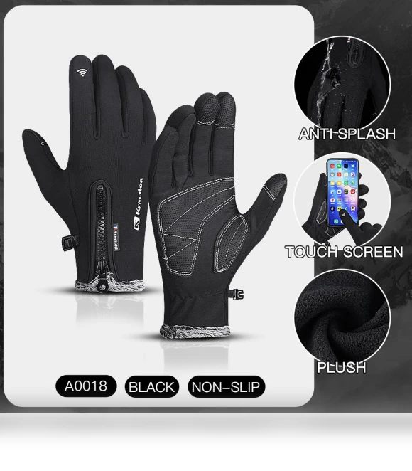 Winter Ski Gloves with Touchscreen — Gloves & Mittens, Freedom Outdoors