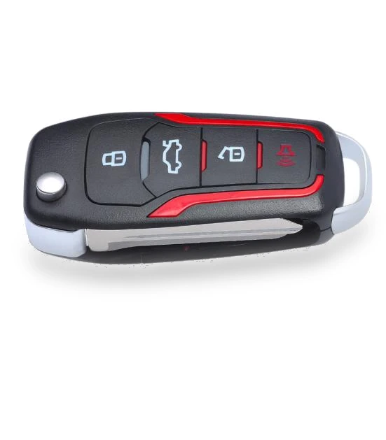 315 MHz 4 Button Auto Smart Remote Control Folding Keychain — Keyless Entry, Car Yours Baby