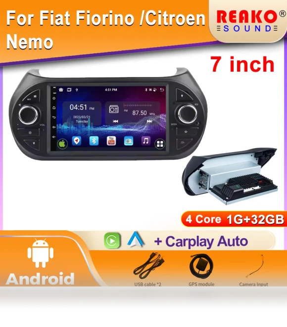 7-inch Android Car Multimedia Player — Stereo Receivers, Reakosound