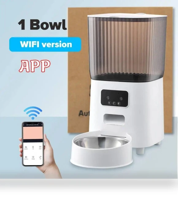 Automatic Pet Feeder with Wi-Fi Camera — Automatic Feeders, COOKING-MALL