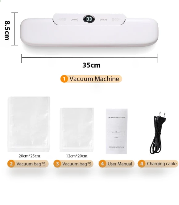 Automatic Vacuum Sealer Machine — Vacuum Bags, AYEVIN Life Gadgets