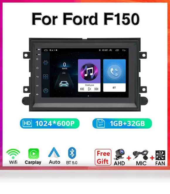 Car Radio with Wireless Carplay Android Auto — Stereo Receivers, NAVIGUIDE Car Life