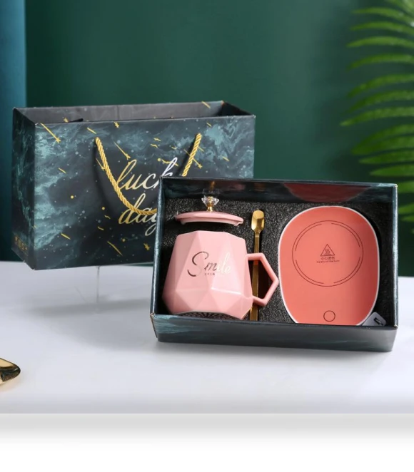 Electric Mug with Smart Temperature Control — Beverage Warmers, QIANBAIDI