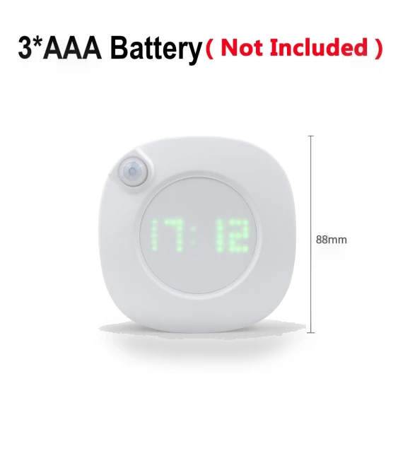 Motion Sensor Night Light with Digital Time Display — Night Lights, Refreshing Home