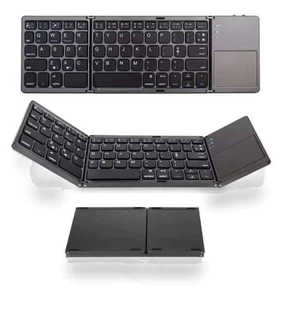 Portable Mini Tri-Fold Bluetooth Keyboard — Keyboards, Happy Super Creative