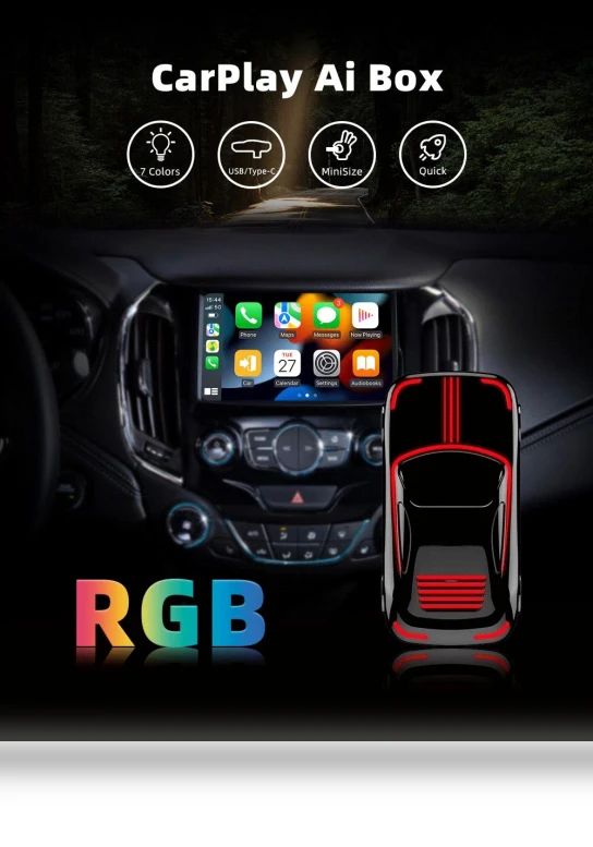 RGB Wireless CarPlay Adapter — Stereo Receivers, Reakosound