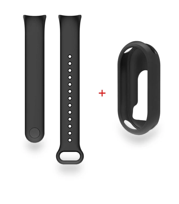 Silicone Protective Case + Strap — Fitness Bands, Xiaomi
