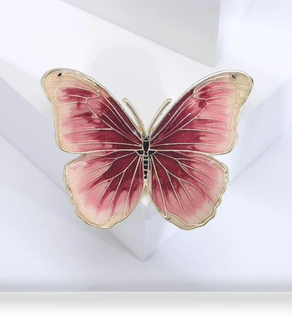 Smart Enamel Dripping Butterfly Brooch — Pins & Brooches, JEWEL HOME