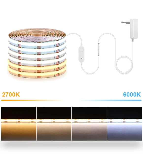Smart WiFi COB CCT LED Strip — LED Strips, MALITAI