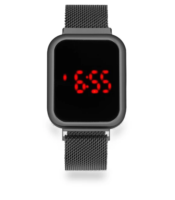 Square LED Touch Men's Watch — Timepieces, Dream shoe edge