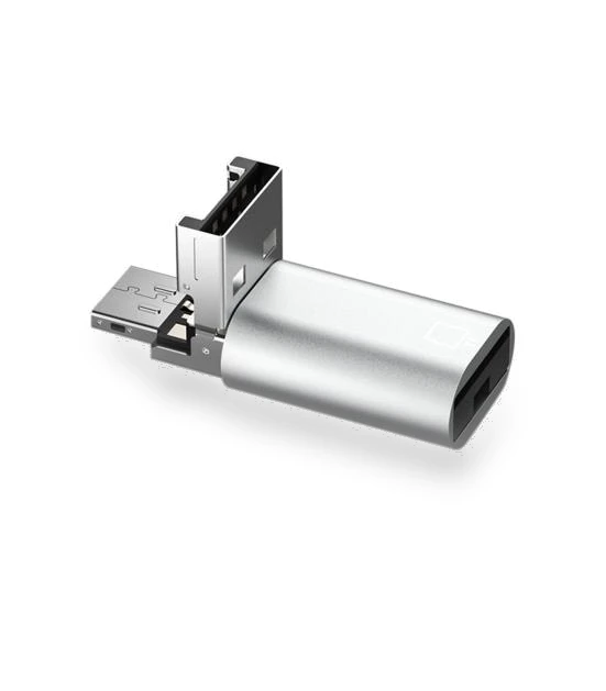 USB Card Reader 2-in-1 — Memory Card Adapters, electronic