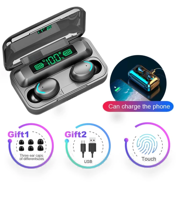 Wireless Bluetooth 5.0 Earbuds — In-Ear Headphones, Popular star