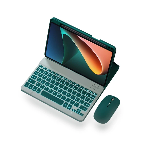 Wireless Bluetooth Keyboard with Backlight and Mouse — Keyboard Cases, Glasses