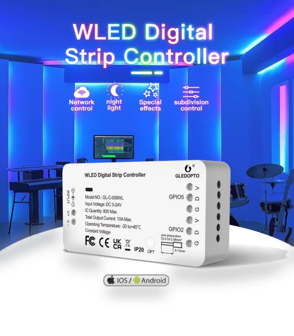 WLED Strip Controller — LED Strips, AUBESS
