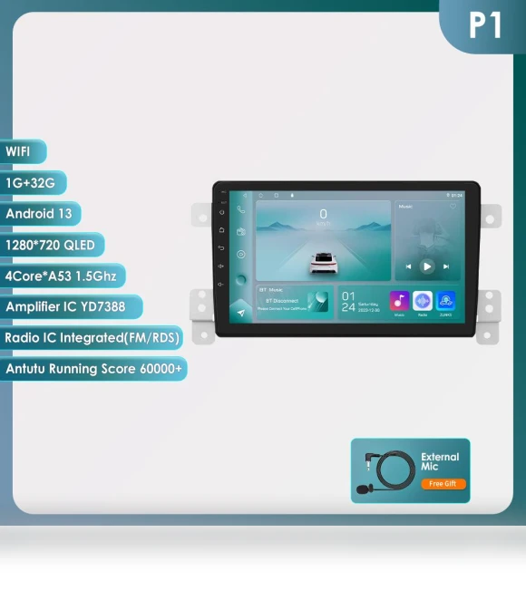 Android Car Multimedia Player — Stereo Receivers, Hizpo