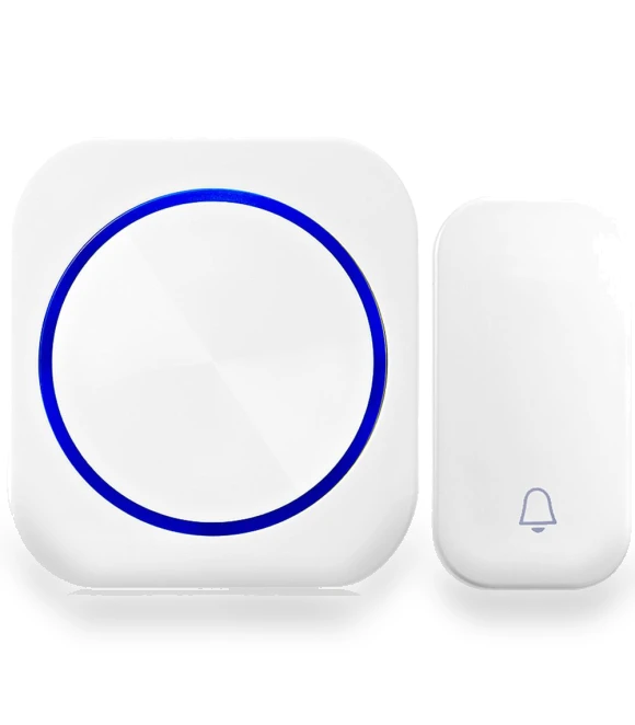 Autonomous Waterproof Wireless Doorbell with Nightlight — Push Buttons, Conwe