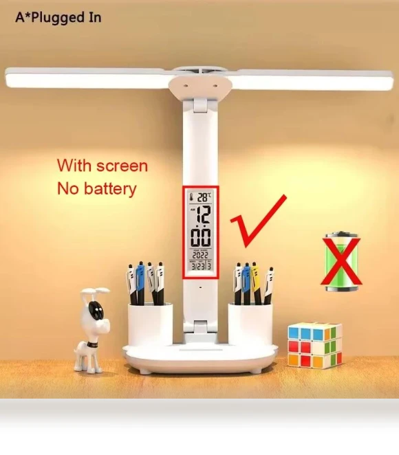 LED Desk Lamp with USB Charging — Study & Desk Lighting, Yiran Furniture