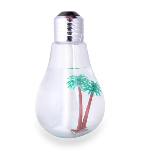 LED Night Light Humidifier with Fine Mist Air Freshener — Air Moisturizers, Refreshing Home