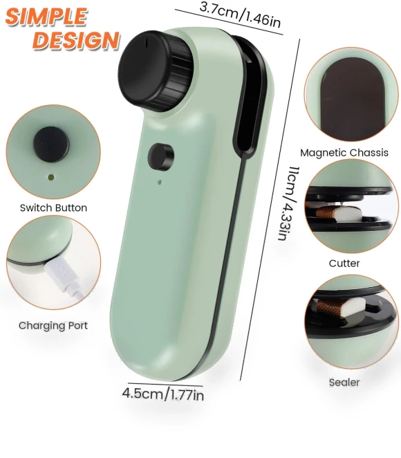 Mini Bag Sealer and Cutter — Vacuum Bags, Refreshing Home