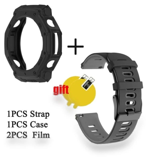 Protective Case + TPU Screen Protector + Soft Shell Cover for Smartwatch — Smartwatches, HOBBIT-3C Accessories