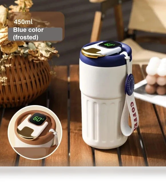 Smart Thermos with Digital LED Temperature Display — Travel Drinkware, TOP HOME