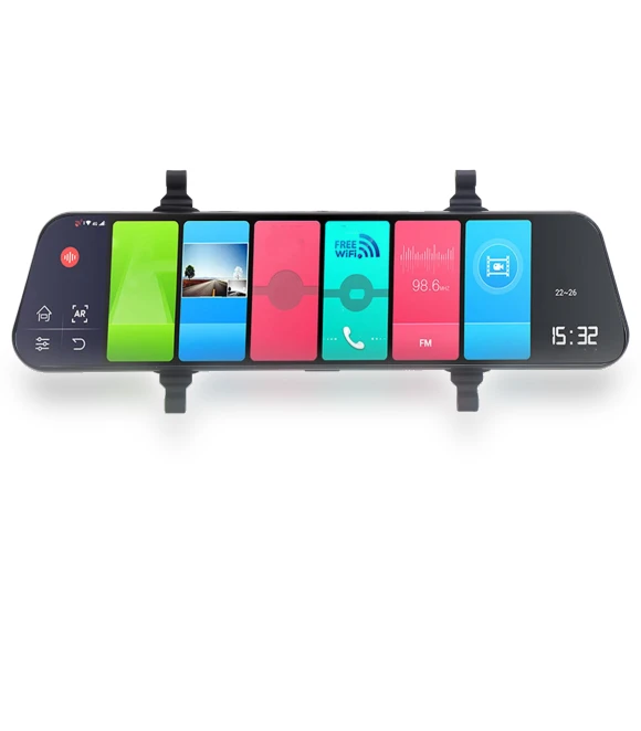12-inch Mirror Dash Cam — Rearview Cameras for Cars, DIYelecs