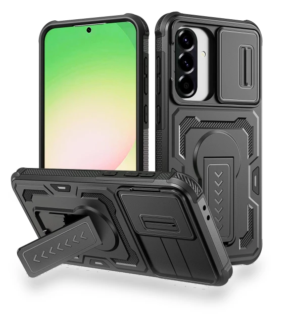 Case with Sliding Lens Cover and Stand — Phone Accessories, Smartwatch 2025