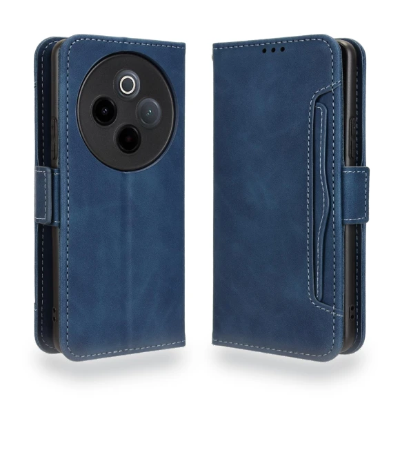 Leather Case Phone Wallet Cover with Multiple Card Slots — Basic Cases, Smartwatch 2025