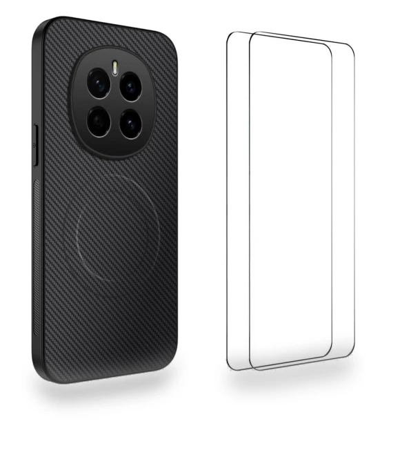 Magnetic Case with Carbon Fiber Texture — Basic Cases, WANLONFENG