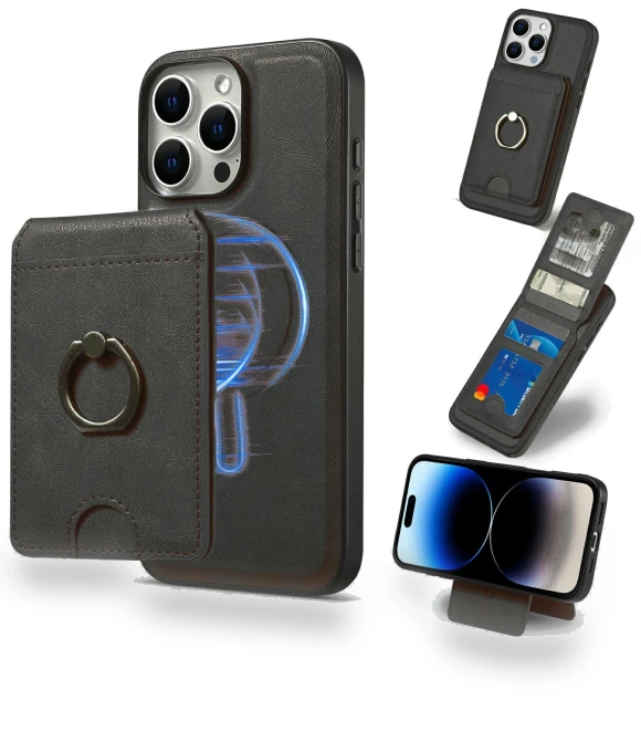 Magnetic Case with Detachable Card Holder — Phone Accessories, Smartwatch 2025