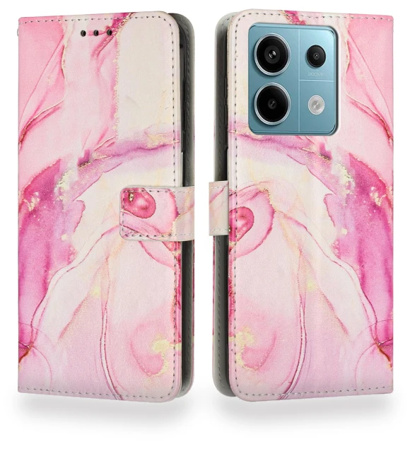 Marble Pattern Wallet Stand Case — Phone Accessories, Smartwatch 2025