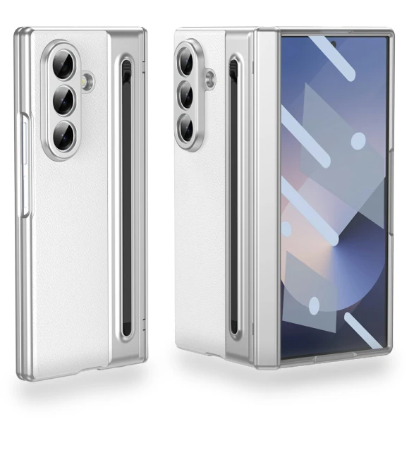 Matte Galvanized Leather+PC Phone Case with Screen Protector/Stylus — Phone Accessories, Smartwatch 2025