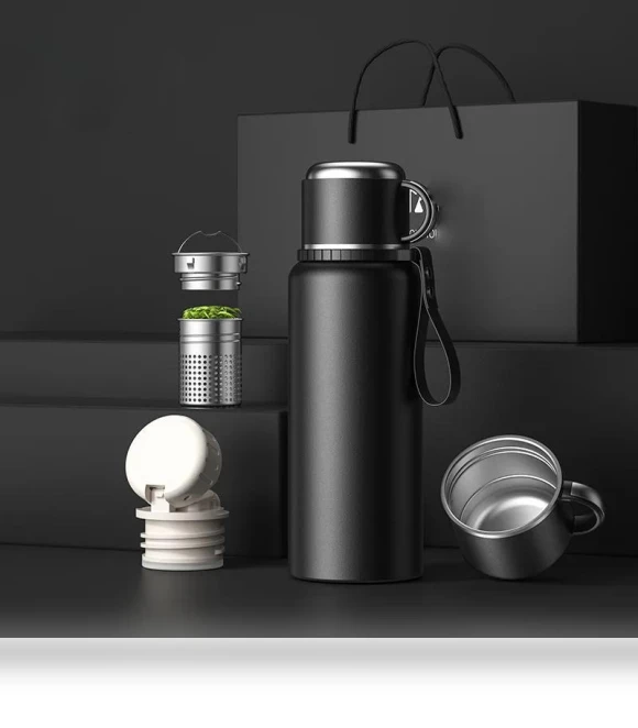 Portable Vacuum Thermos with Tea-Water Separation — Beverage Warmers, DHDH