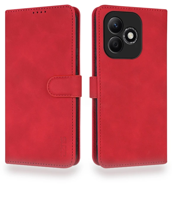 PU Leather Wallet Phone Cover — Basic Cases, AZNS