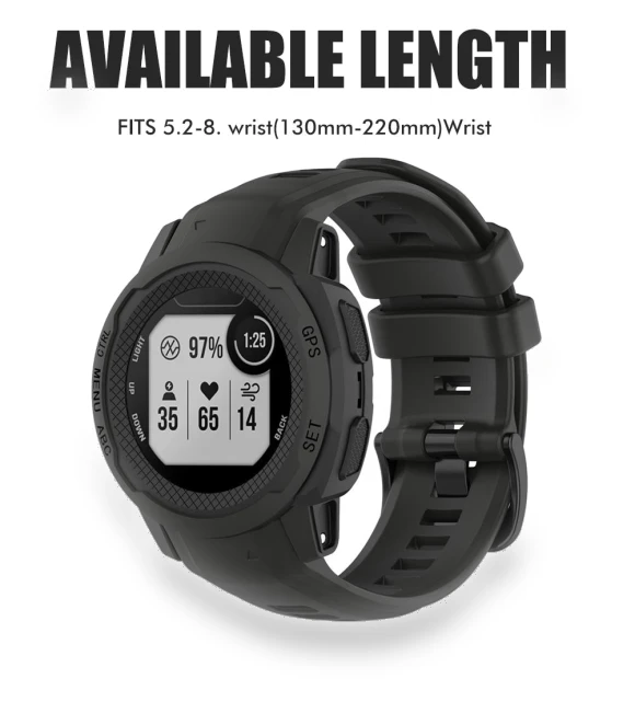 Replacement Silicone Watch Bands — Smartwatch Straps, GoolRC