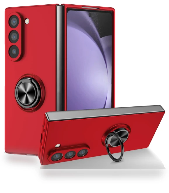 Rotating Ring Stand Hard PC Cover — Phone Accessories, Smartwatch 2025