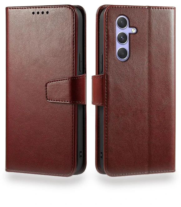 Stand Card Holder Wallet Leather Phone Cover — Phone Accessories, Smartwatch 2025