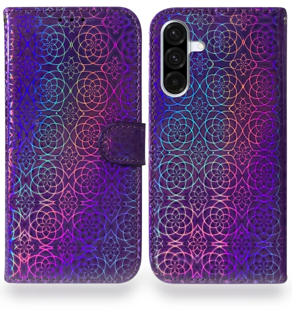 Stand Case Dazzling Flower Leather Phone Cover — Phone Accessories, Smartwatch 2025