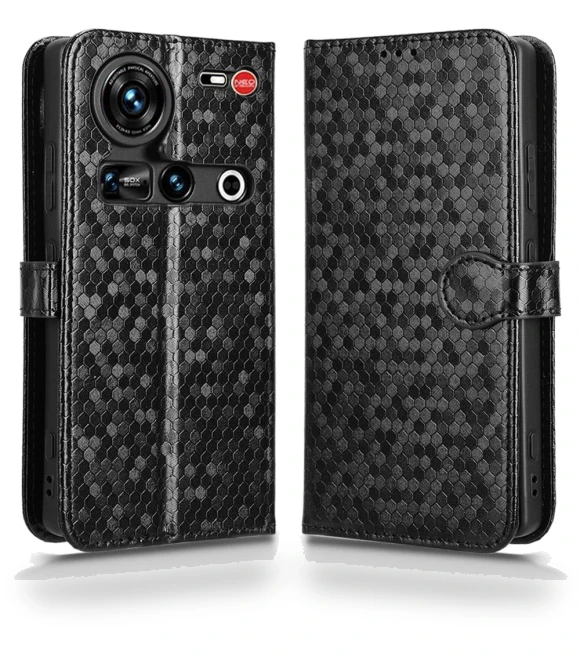 Wallet Case Dot Pattern Imprint PU Leather Phone Cover — Flip Cases, Smartwatch 2025