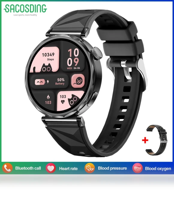 Amoled Screen Smart Watch — Wearable Accessories, SACOSDING