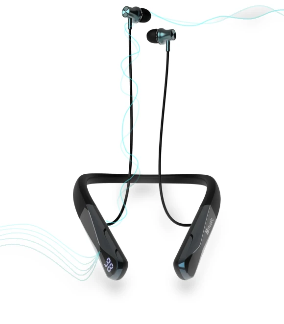 Bluetooth Neckband Headphones — Over-Ear Headphones, HAYAO