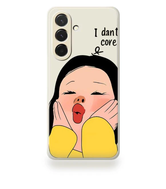 Girl Holding Face Pattern Printing Straight Edge TPU Phone Back Cover — Bumpers, Smartwatch 2025