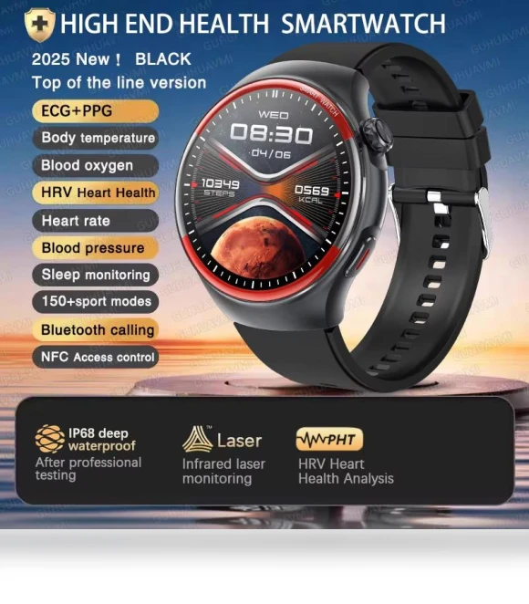 High-end Laser Detection Smart Watch — Smartwatches, PRISMA