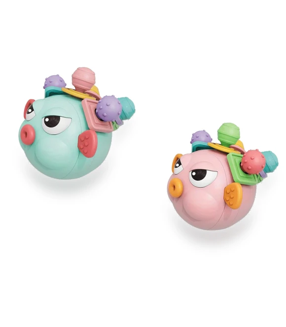 Interactive Puffer Fish Teether Toy — Bath Time Fun, Houspace