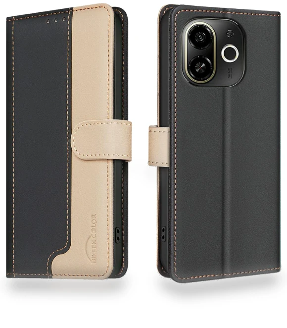 Leather Case Splicing Color RFID Blocking — Smartwatch Protectors, Smartwatch 2025