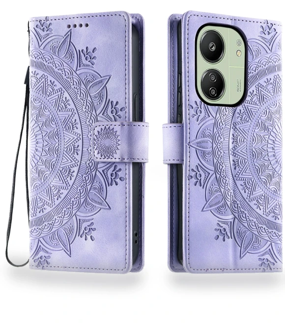 Leather Wallet Case with Embossed Totem — Flip Cases, Smartwatch 2025
